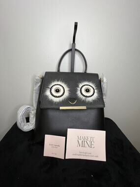 Kate Spade Make It Mine Small Maddie Owl Flap Convertible Backpack